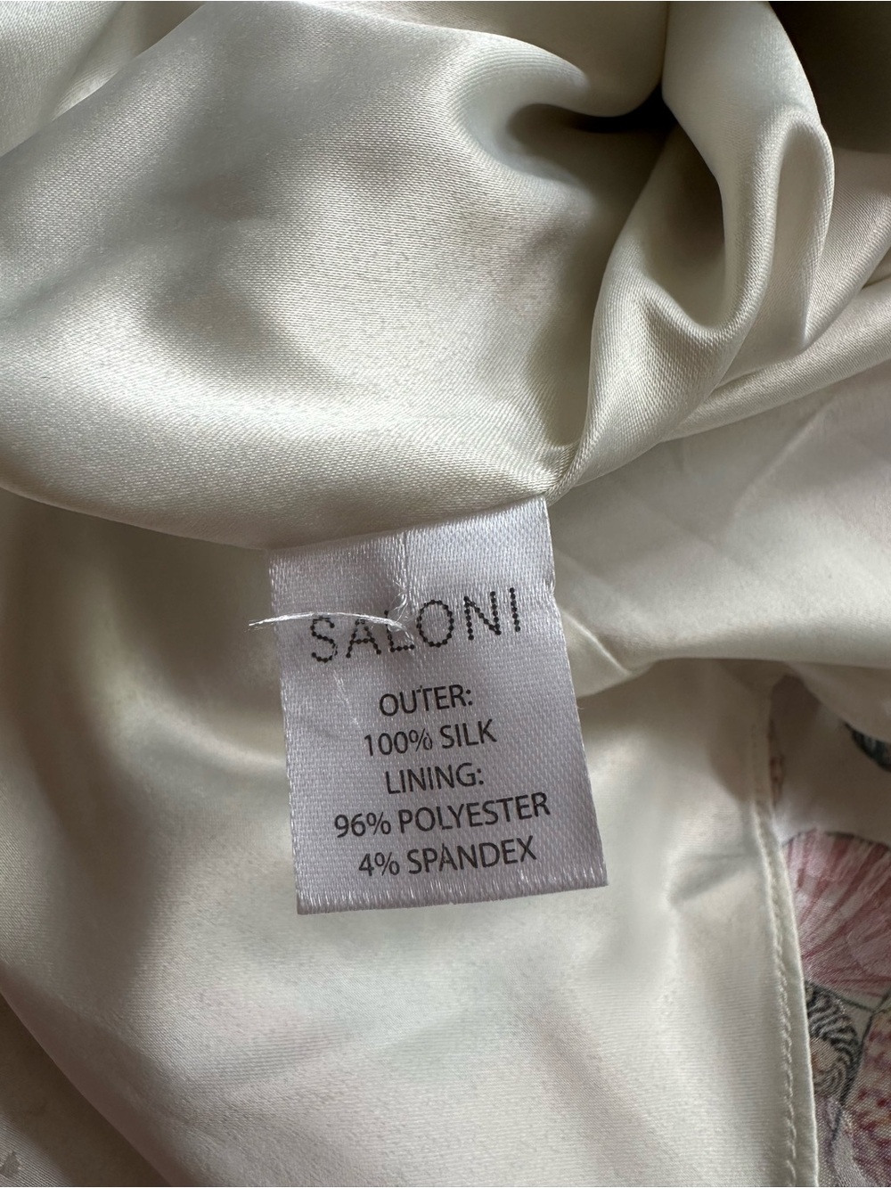 Saloni Bianca Silk Dress - Picture 9 of 12
